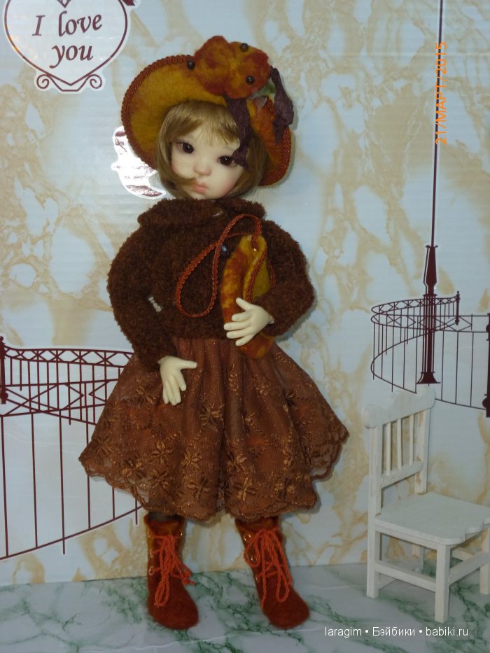 "Осенний поцелуй" или... одежда для Мей Мей от Kaye Eiggs своими руками (фото 9)