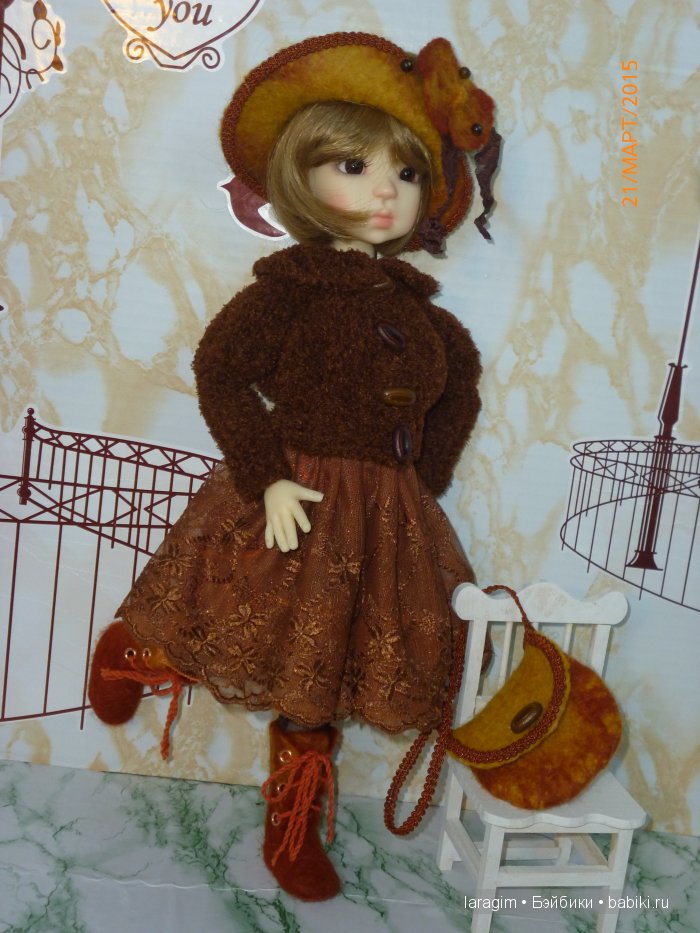 "Осенний поцелуй" или... одежда для Мей Мей от Kaye Eiggs своими руками (фото 8)