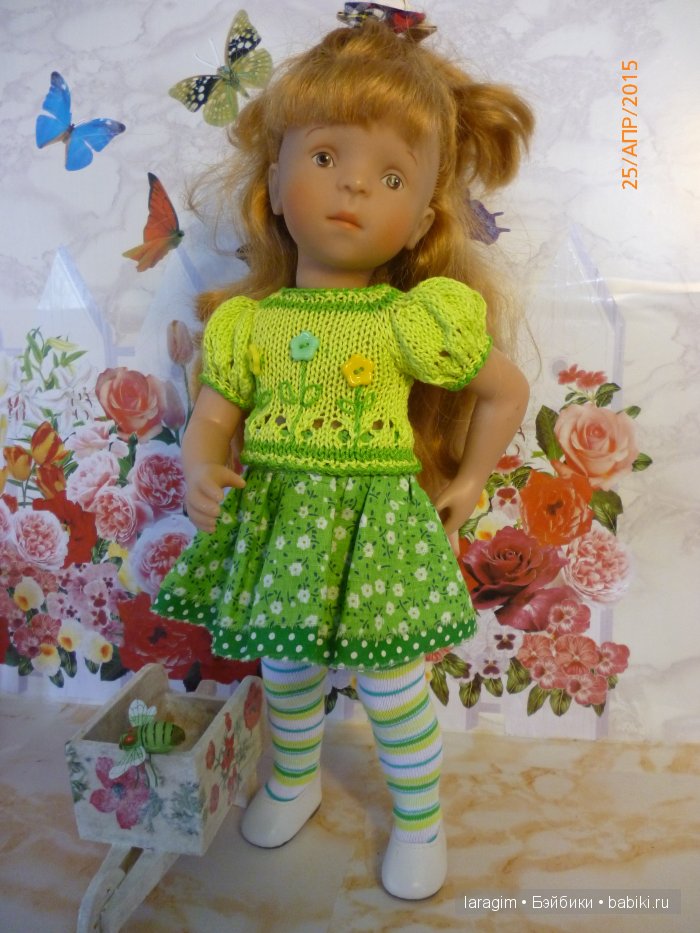"Солнышко смеется, ярко светит детям" или... одежда для Minouche от Sylvia Natterer своими руками | Бэйбики "Солнышко смеется, ярко светит детям" или... одежда для Minouche от Sylvia Natterer своими руками (фото 7)