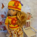 "Солнышко смеется, ярко светит детям" или... одежда для Minouche от Sylvia Natterer своими руками.