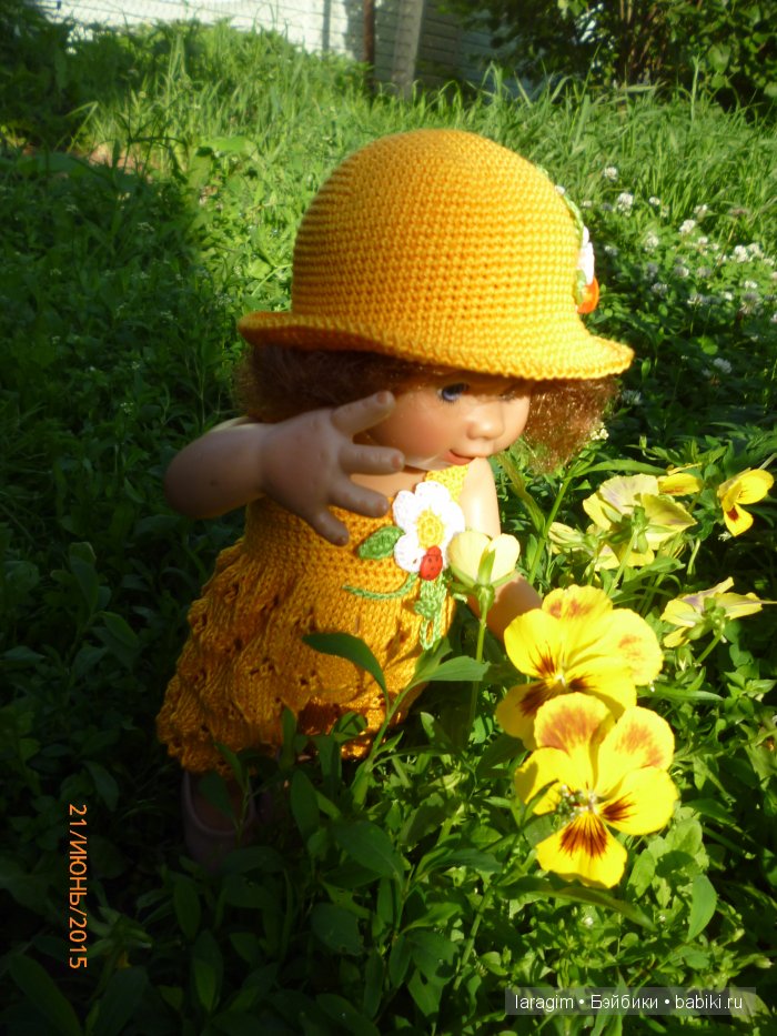 "Как-то летом на рассвете заглянул в соседний сад" или ...одежда для Wichtel от Rosemarie Müller своими руками (фото 5)