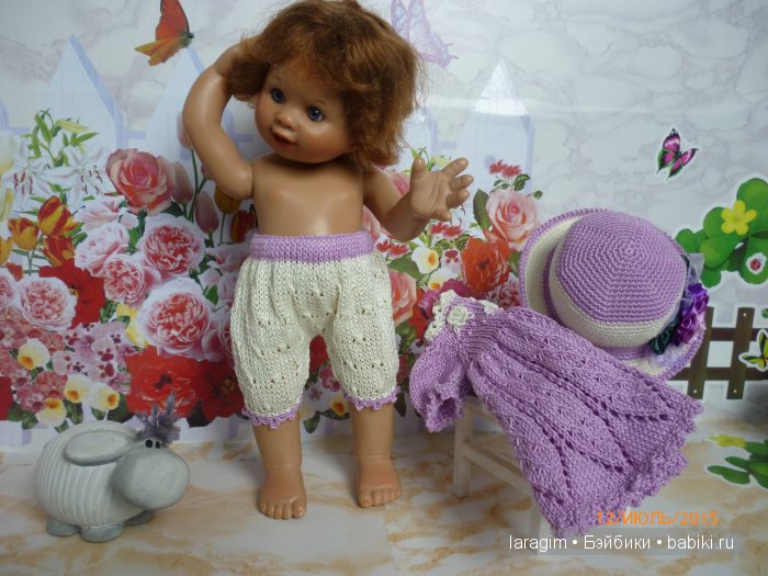 "А я в саду для Лилии" или ...одежда для Wichtel от Rosemarie Müller своими руками