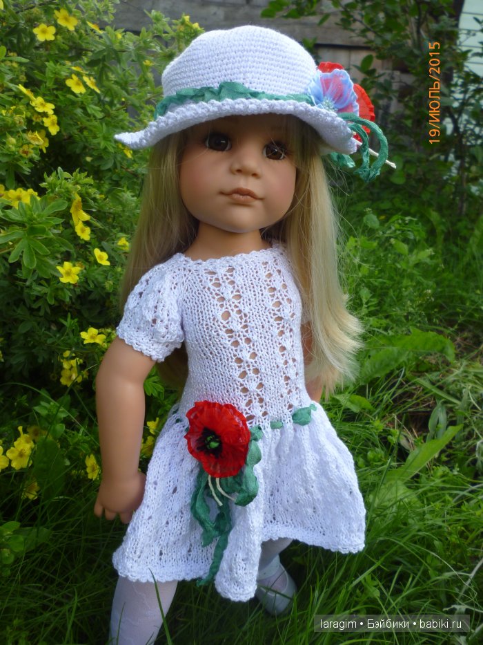 "Собери мне букет полевых"... или одежда для Gotz своими руками