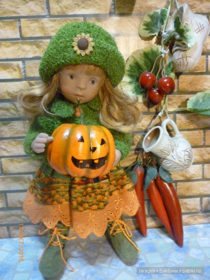 "Хэллоуин, каша из тыквы или ... одежда для Minouche от Sylvia Natterer своими руками