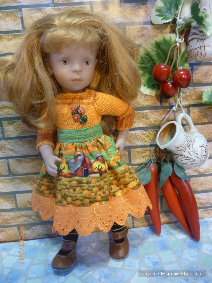 "Хэллоуин, каша из тыквы или ... одежда для Minouche от Sylvia Natterer своими руками (фото 7)