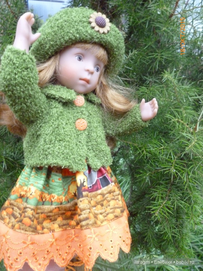 "Хэллоуин, каша из тыквы или ... одежда для Minouche от Sylvia Natterer своими руками (фото 4)