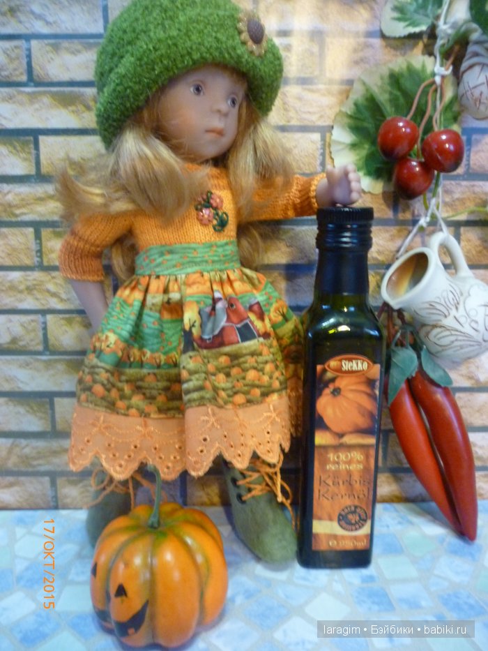 "Хэллоуин, каша из тыквы или ... одежда для Minouche от Sylvia Natterer своими руками