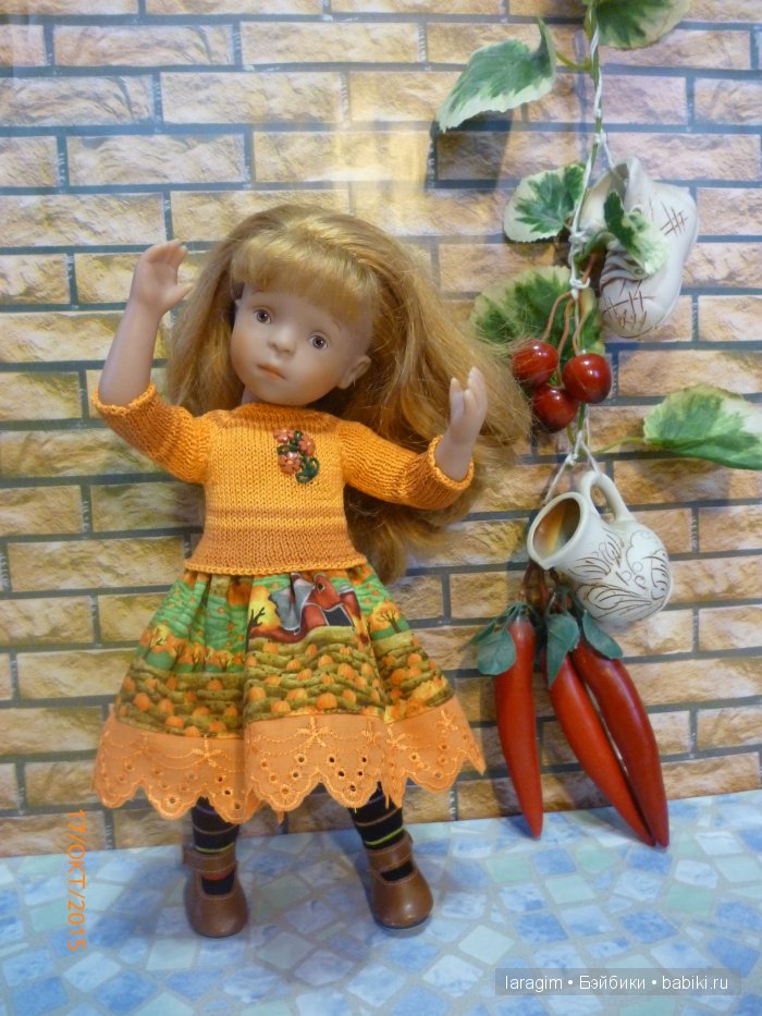 "Хэллоуин, каша из тыквы или ... одежда для Minouche от Sylvia Natterer своими руками (фото 6)