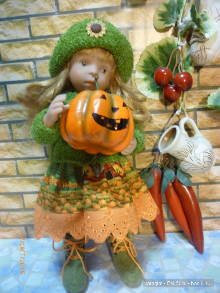 "Хэллоуин, каша из тыквы или ... одежда для Minouche от Sylvia Natterer своими руками