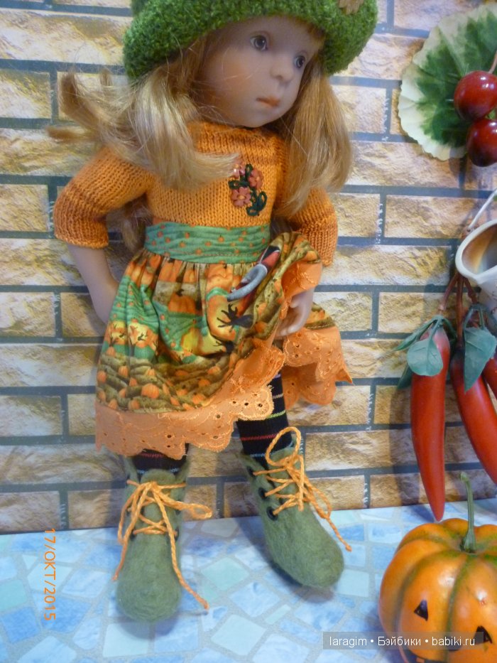 "Хэллоуин, каша из тыквы или ... одежда для Minouche от Sylvia Natterer своими руками (фото 9)