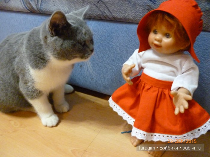 "По следам Красной Шапочки" или ... одежда для кукол Wichtel от Rosemarie Müller (фото 6)