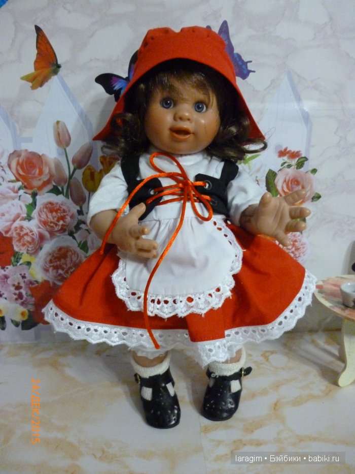 "По следам Красной Шапочки" или ... одежда для кукол Wichtel от Rosemarie Müller (фото 9)