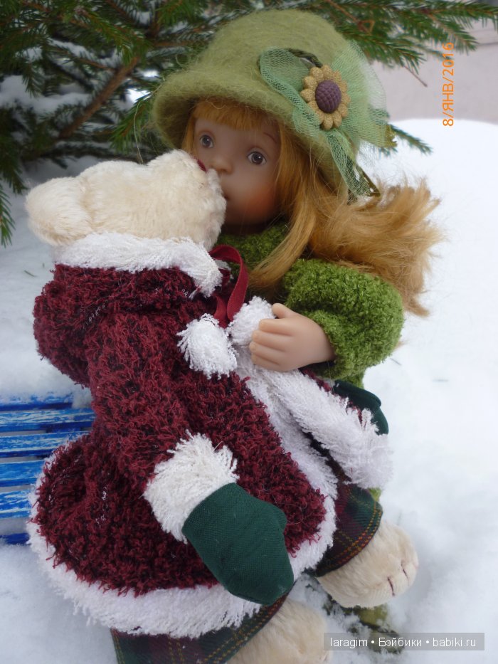 "А снег идет, а снег идет..." или одежда для Minouche от Sylvia Natterer своими руками