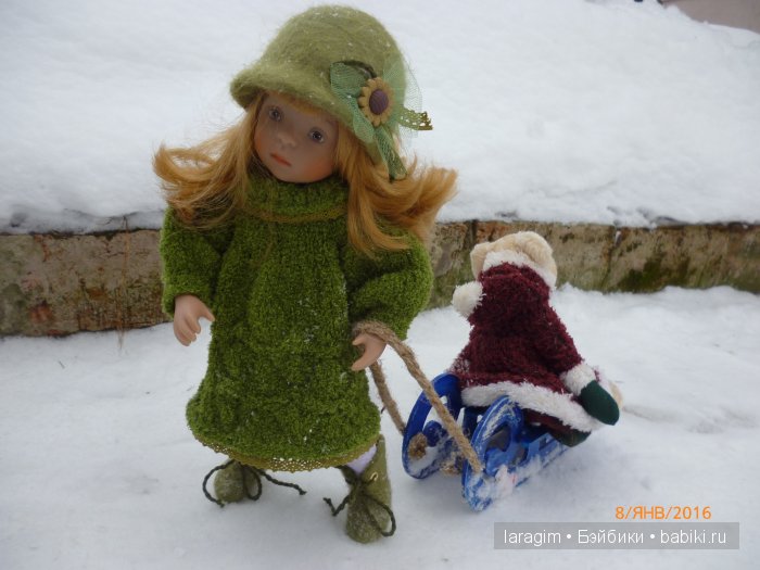 "А снег идет, а снег идет..." или одежда для Minouche от Sylvia Natterer своими руками (фото 2)