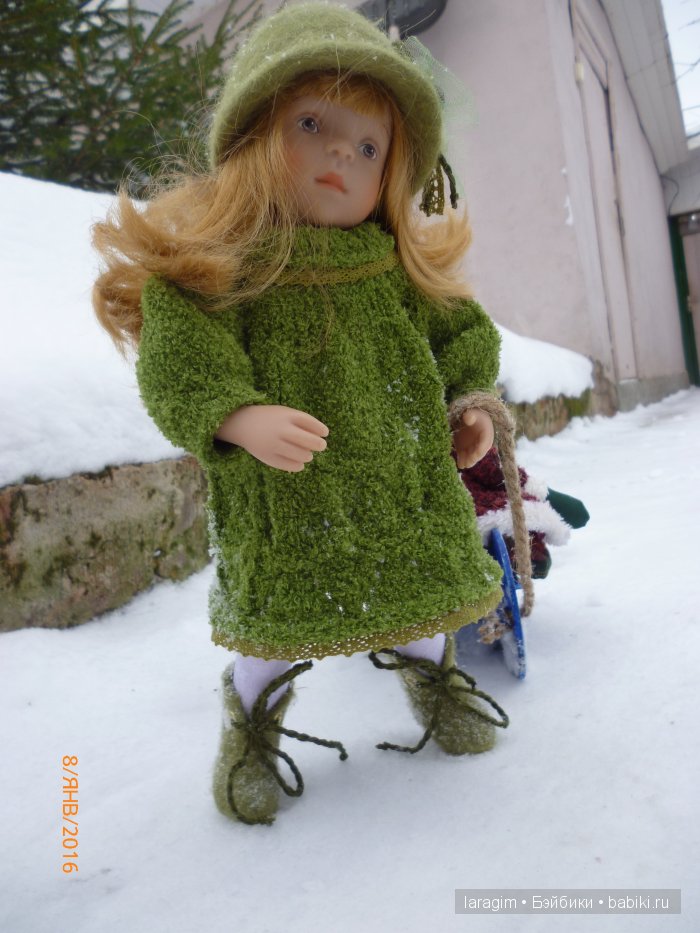 "А снег идет, а снег идет..." или одежда для Minouche от Sylvia Natterer своими руками