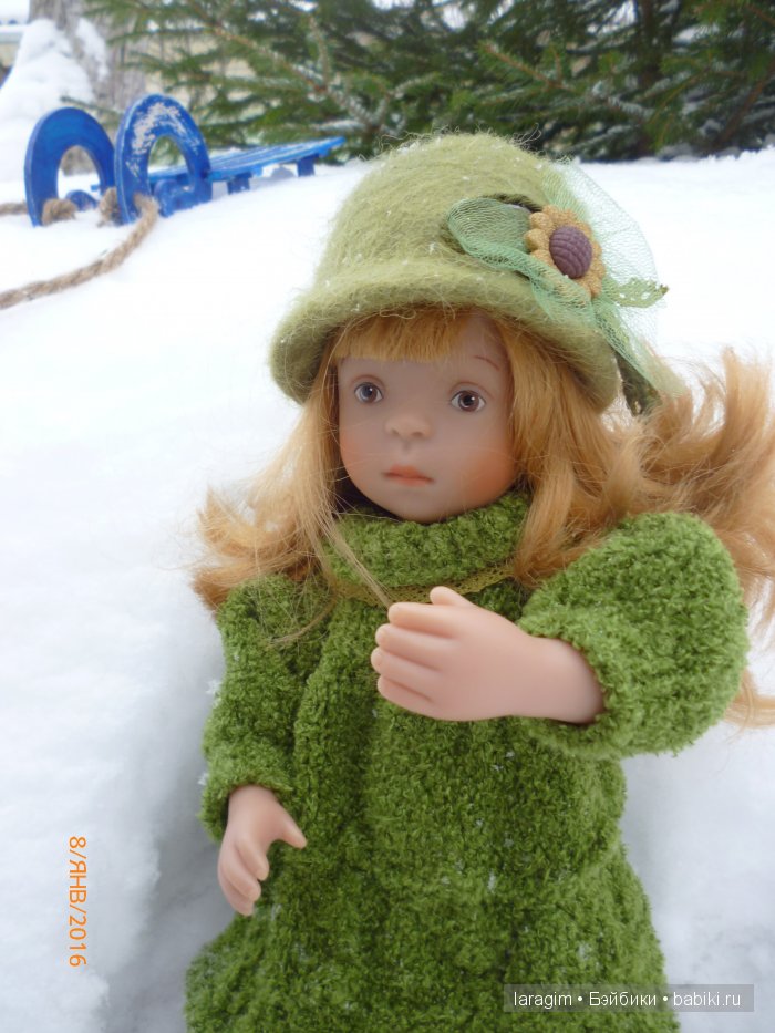 "А снег идет, а снег идет..." или одежда для Minouche от Sylvia Natterer своими руками (фото 5)