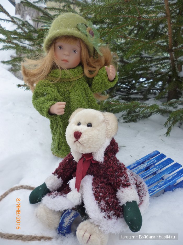 "А снег идет, а снег идет..." или одежда для Minouche от Sylvia Natterer своими руками (фото 7)