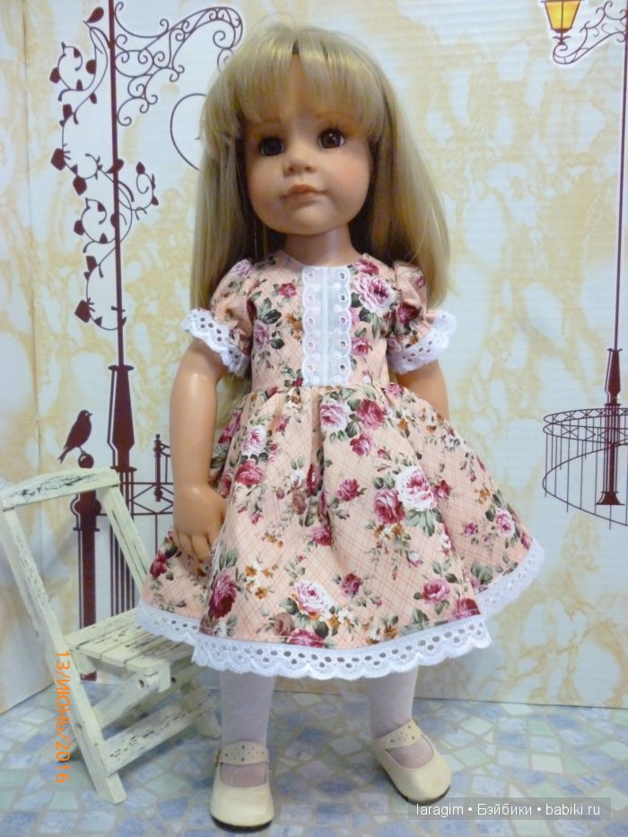 "Ожидая цветения роз..." или или одежда для Gotz своими руками