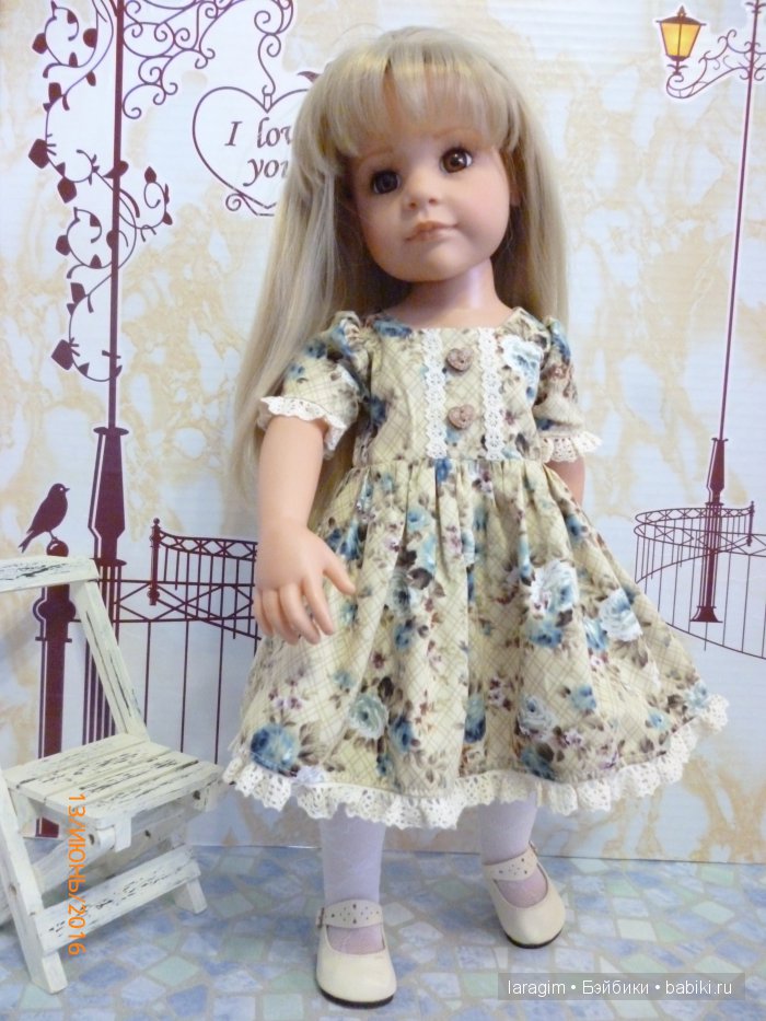 "Ожидая цветения роз..." или или одежда для Gotz своими руками