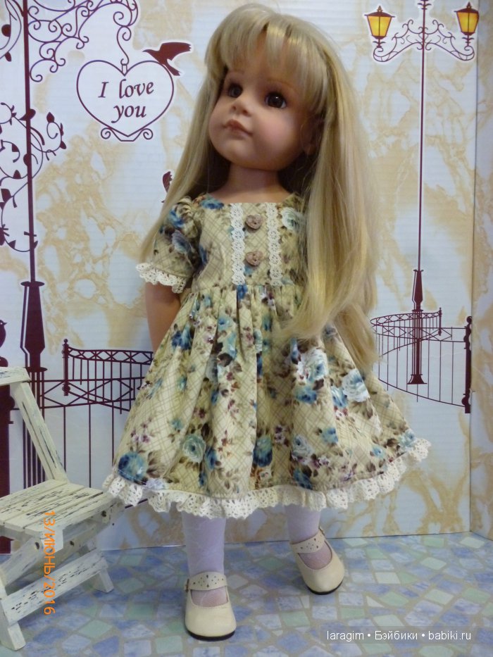 "Ожидая цветения роз..." или или одежда для Gotz своими руками
