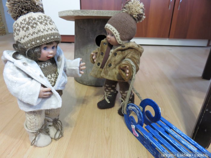 "Когда весна придет - не знаю..." или одежда для Wichtel от Rosemarie Müller своими руками (фото 9)