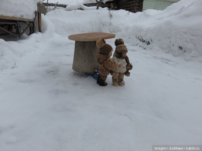 "Когда весна придет - не знаю..." или одежда для Wichtel от Rosemarie Müller своими руками