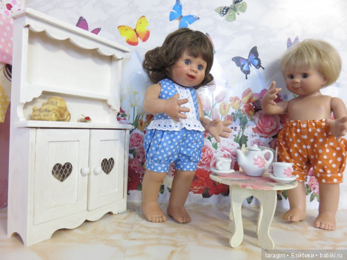 "Когда весна придет - не знаю..." или одежда для Wichtel от Rosemarie Müller своими руками