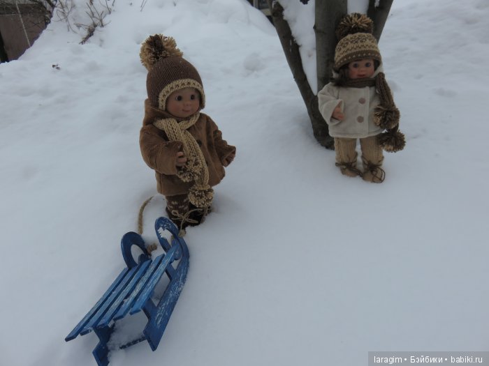 "Когда весна придет - не знаю..." или одежда для Wichtel от Rosemarie Müller своими руками