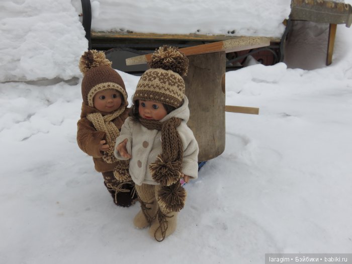 "Когда весна придет - не знаю..." или одежда для Wichtel от Rosemarie Müller своими руками