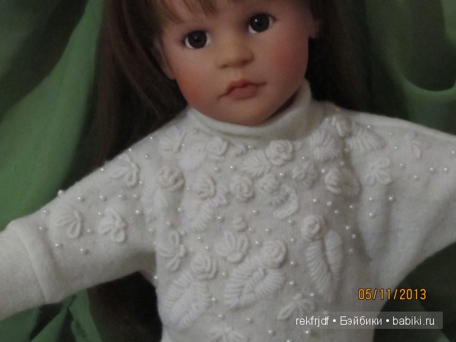 Мечтала научиться вышивать, и вот моя малышка Готц в обновке | Бэйбики Мечтала научиться вышивать, и вот моя малышка Готц в обновке (фото 6)