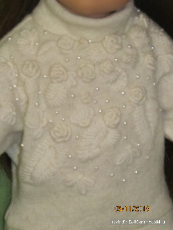 Мечтала научиться вышивать, и вот моя малышка Готц в обновке | Бэйбики Мечтала научиться вышивать, и вот моя малышка Готц в обновке (фото 3)