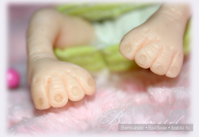 Малышка-суселка — Игрушки в смешанной технике (мех и глина): Арт (фото 4)