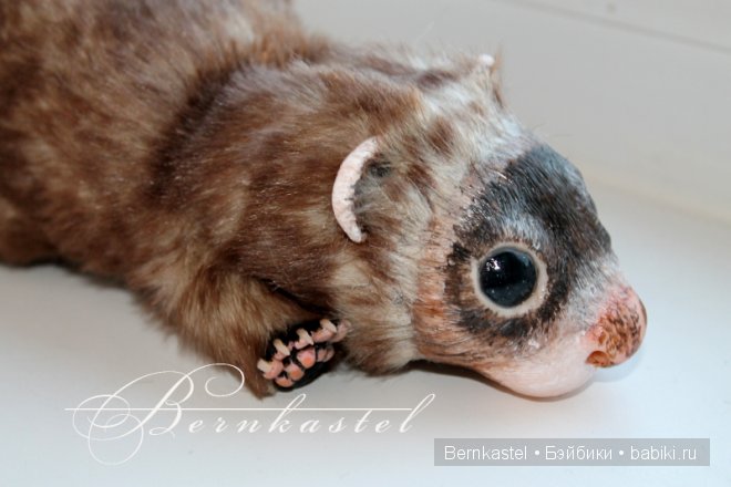 Хорек. Авторская игрушка