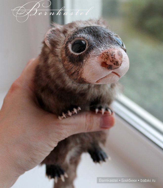 Хорек. Авторская игрушка