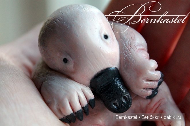 Утконос Клеопатра — Лепка авторских игрушек и папье (фото 2)