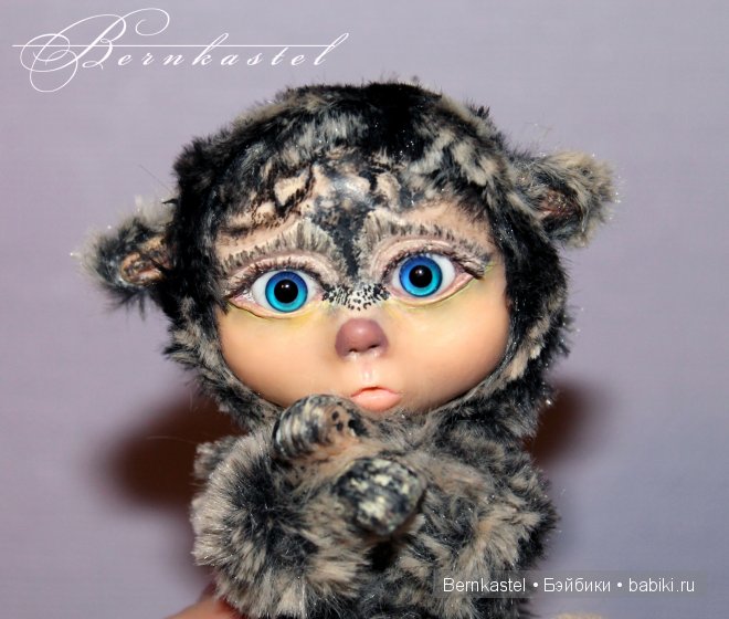 Морико. Авторская кукла — Игрушки в смешанной технике (мех и глина): Арт (фото 8)