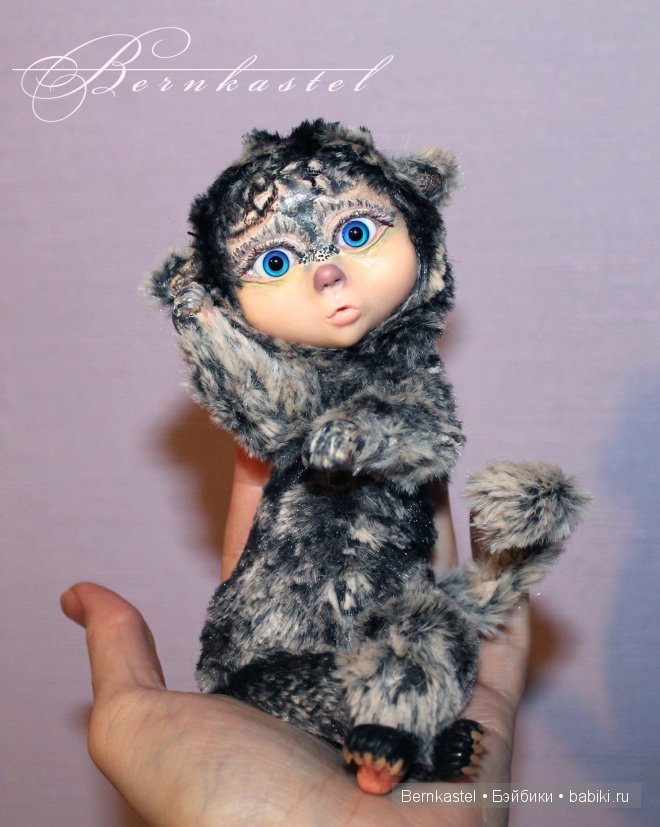 Морико. Авторская кукла — Игрушки в смешанной технике (мех и глина): Арт (фото 6)