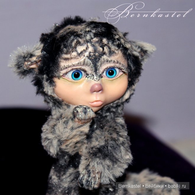 Морико. Авторская кукла — Игрушки в смешанной технике (мех и глина): Арт (фото 3)