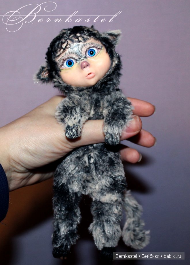 Морико. Авторская кукла — Игрушки в смешанной технике (мех и глина): Арт (фото 9)