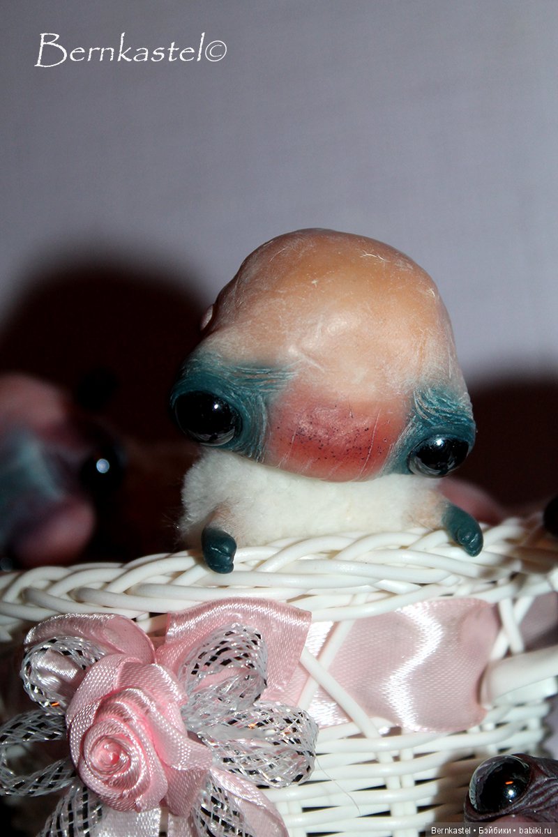 Веселая компания — Игрушки в смешанной технике (мех и глина): Арт (фото 5)