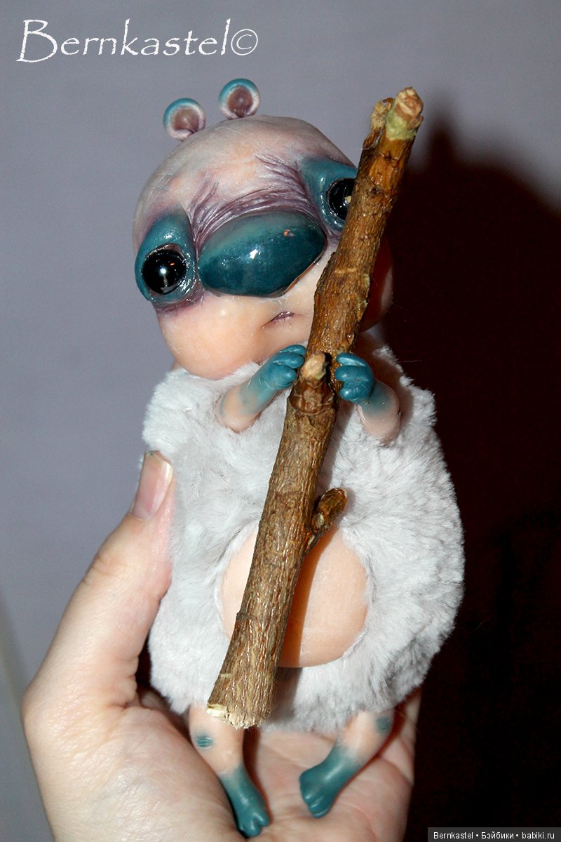 Задоринка Тавоси — Игрушки в смешанной технике (мех и глина): Арт