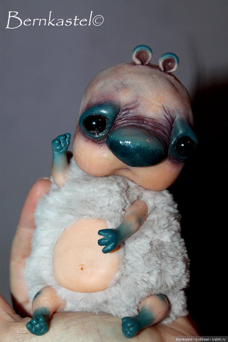 Задоринка Тавоси — Игрушки в смешанной технике (мех и глина): Арт