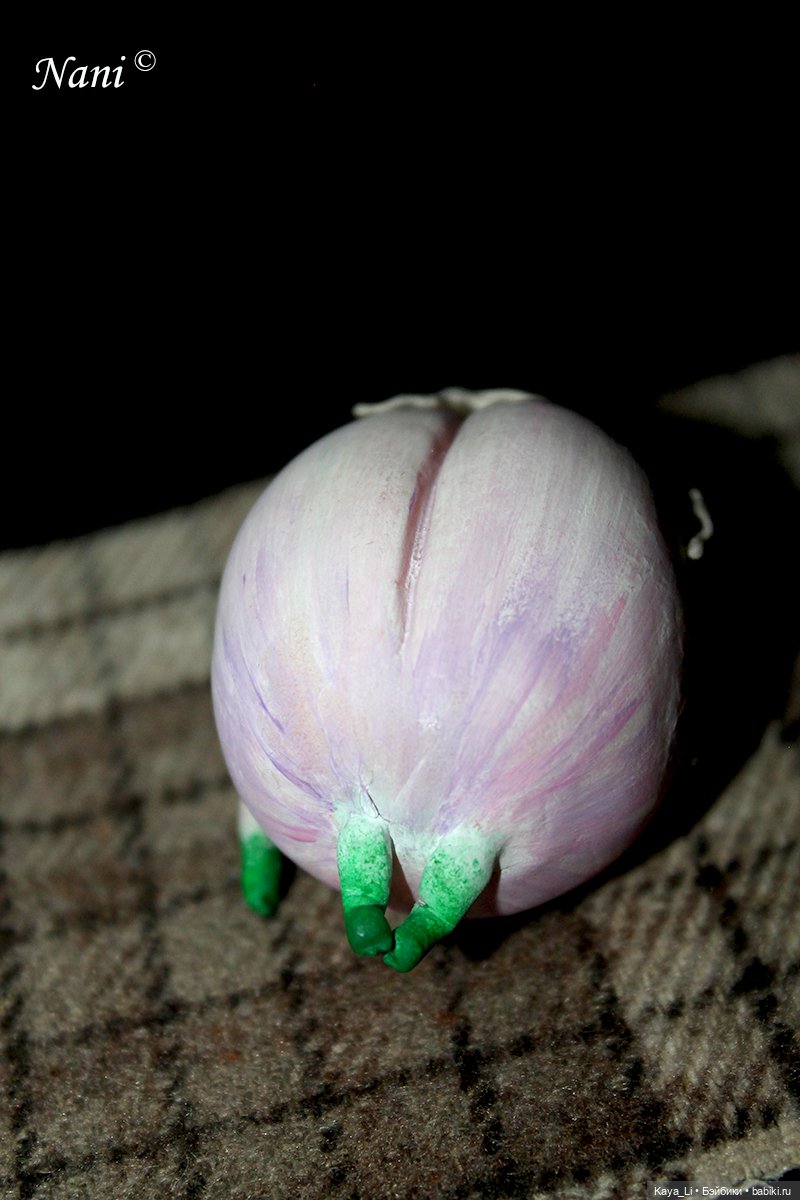 Чесночок первый, Гарлик — Лепка авторских игрушек и папье