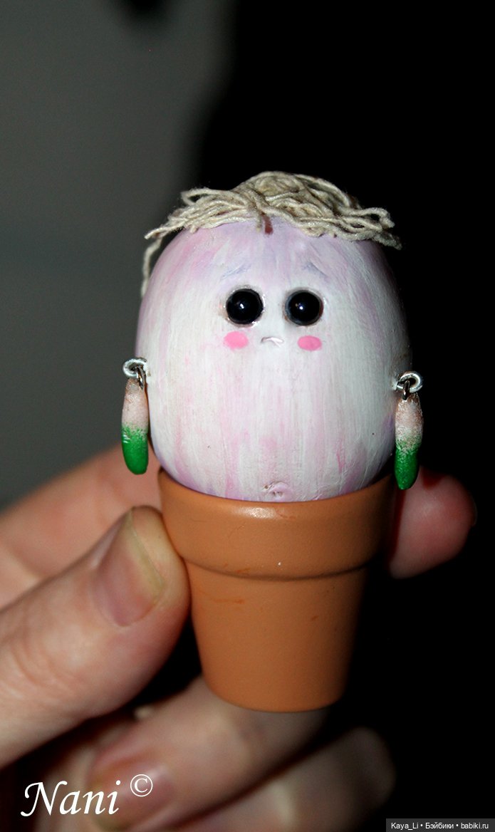 Чесночок первый, Гарлик — Лепка авторских игрушек и папье (фото 3)