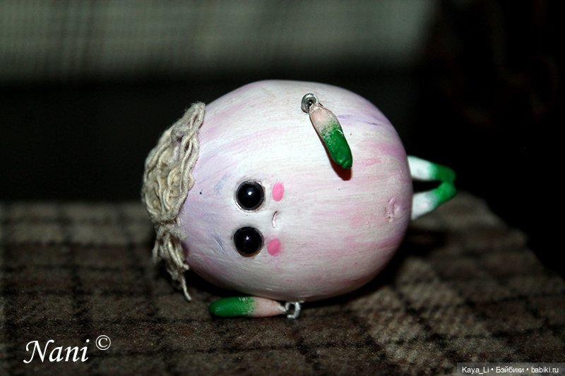 Чесночок первый, Гарлик — Лепка авторских игрушек и папье