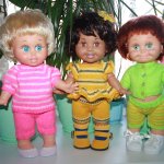 Яркие весенние полосочки для Galoob baby face