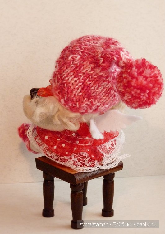 Маленькие ангелочки - войлочные куклы