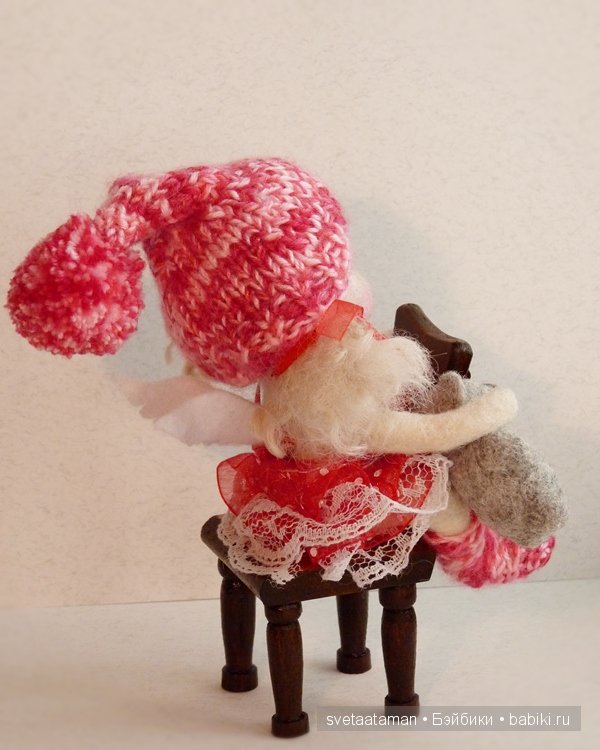 Маленькие ангелочки - войлочные куклы