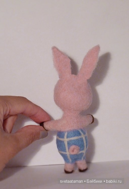 Пятачок. Авторская игрушка валянием из шерсти (фото 4)