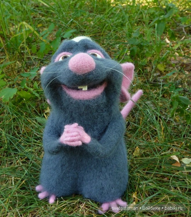 Рататуй и малыш Стёпка. Валяние из шерсти (фото 3)